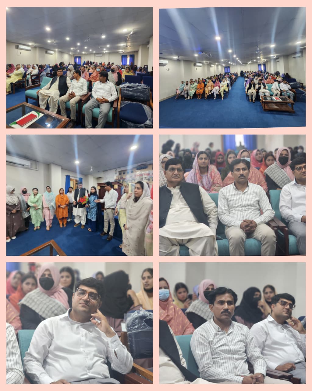 FAREWELL/ GRADUATION CAKE CUTTING CEREMONY OF FINAL YEAR STUDENTS ARRANGED BY DEPARTMENT OF ENGLISH, UNIVERSITY OF NAROWAL