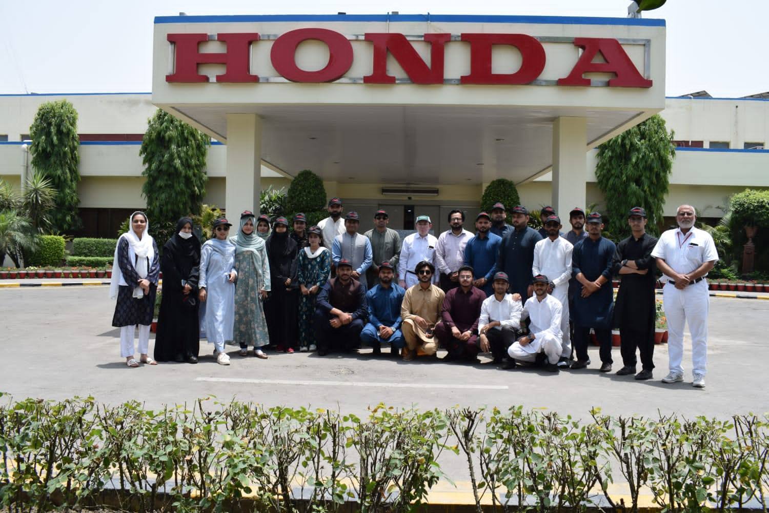Industrial Visit to Honda Atlas Cars Pakistan Ltd., Lahore